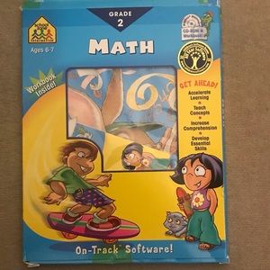 School Zone Grade 2 CD-Rom and Workbook